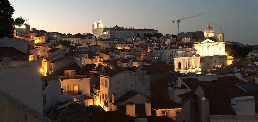Lisbon at night