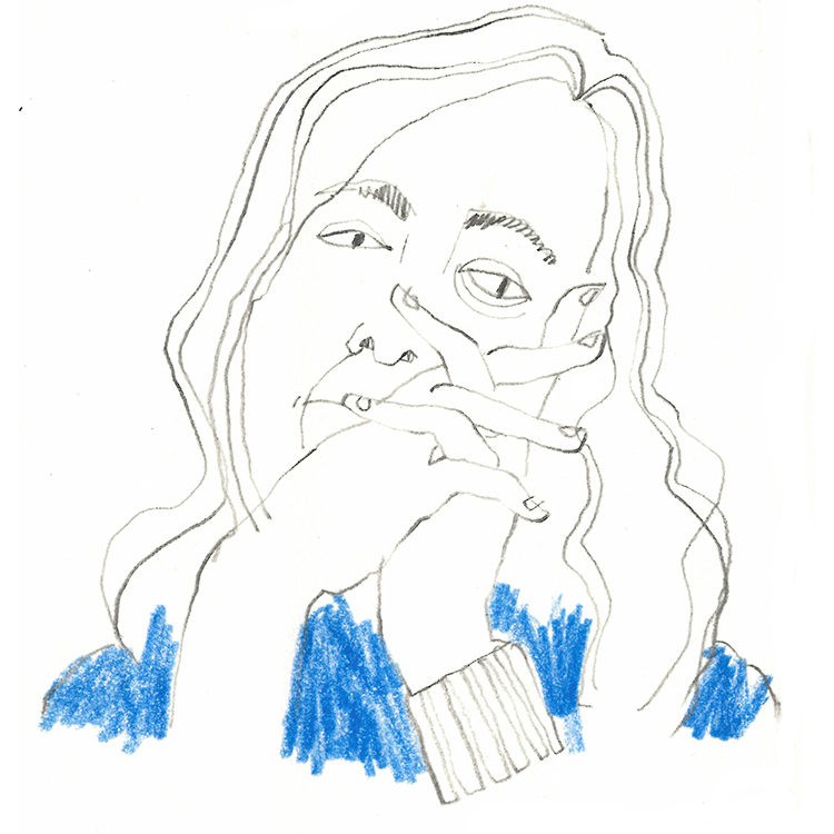 Designer pondering AI